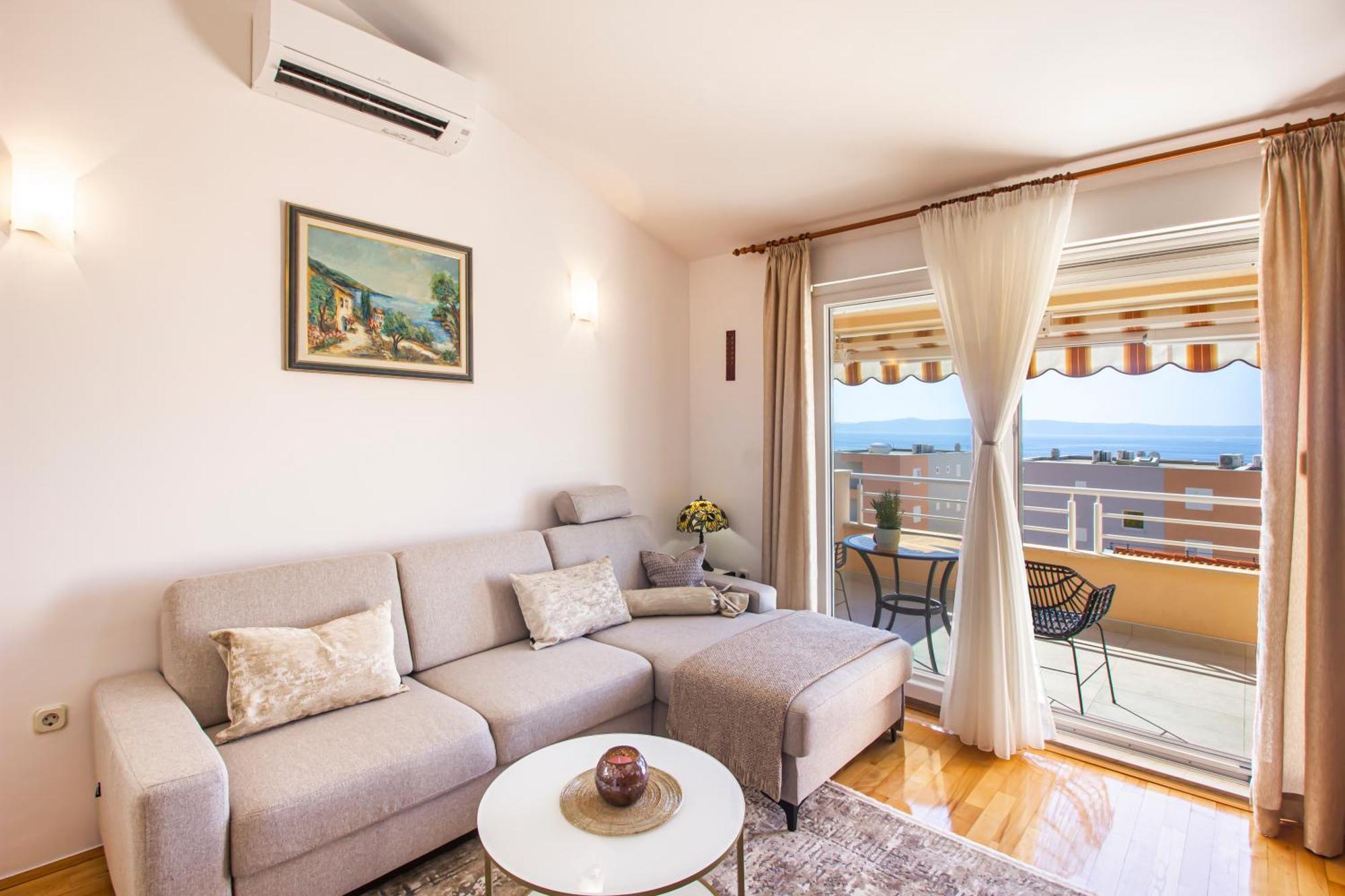 Apartment Anita With Amazing Sea View Макарска Экстерьер фото